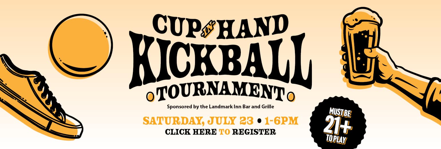 Cup-in-Hand Kickball Tournament on Saturday, July 23