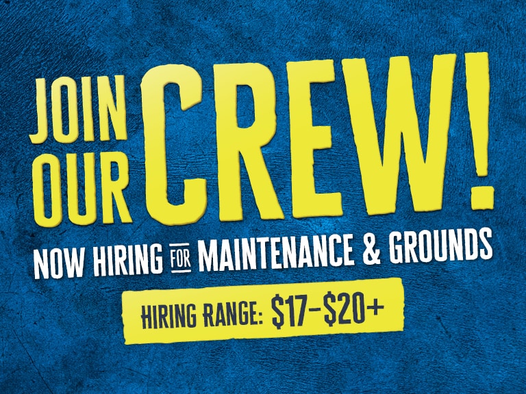 Join Our Crew - Now Hiring for Maintenance & Grounds