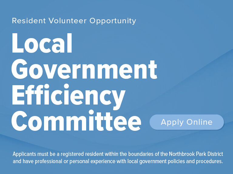 Resident Volunteer Opportunity: Local Government Efficiency Committee - Apply Online
