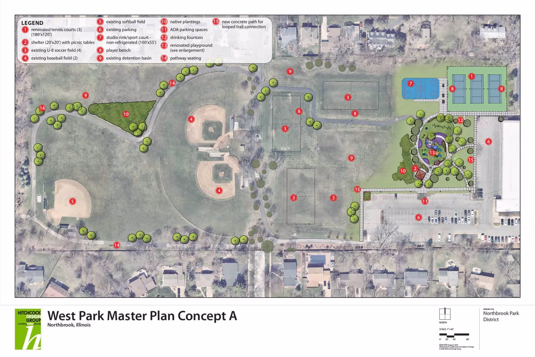 West Park Master Plan Concept A